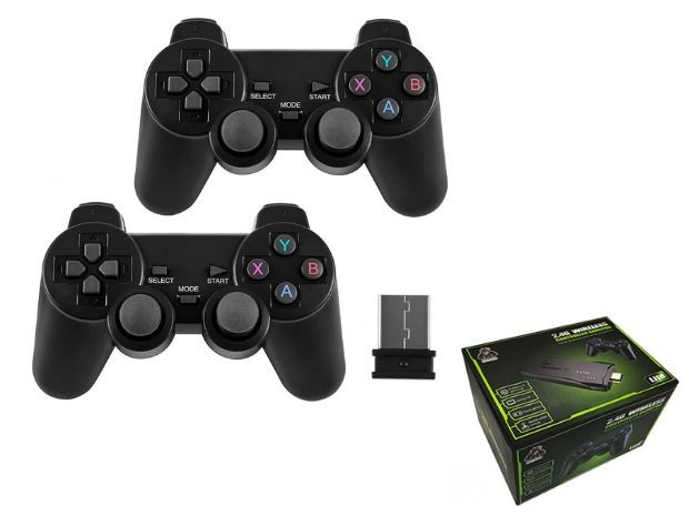 &u++ JOYSTICK PC DUAL SHOCK PACK X2 WIRELESS A PILA